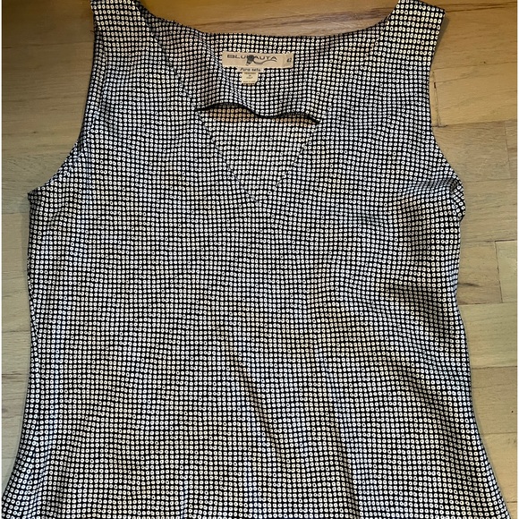 EUC Italian blunauta 3-piece silk set- skirt, tank, cuff linked button-up - Picture 13 of 13